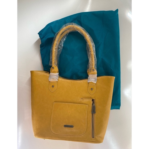 TRINITY RANCH TOOLED LEATHER PURSE - Picture 3 of 6